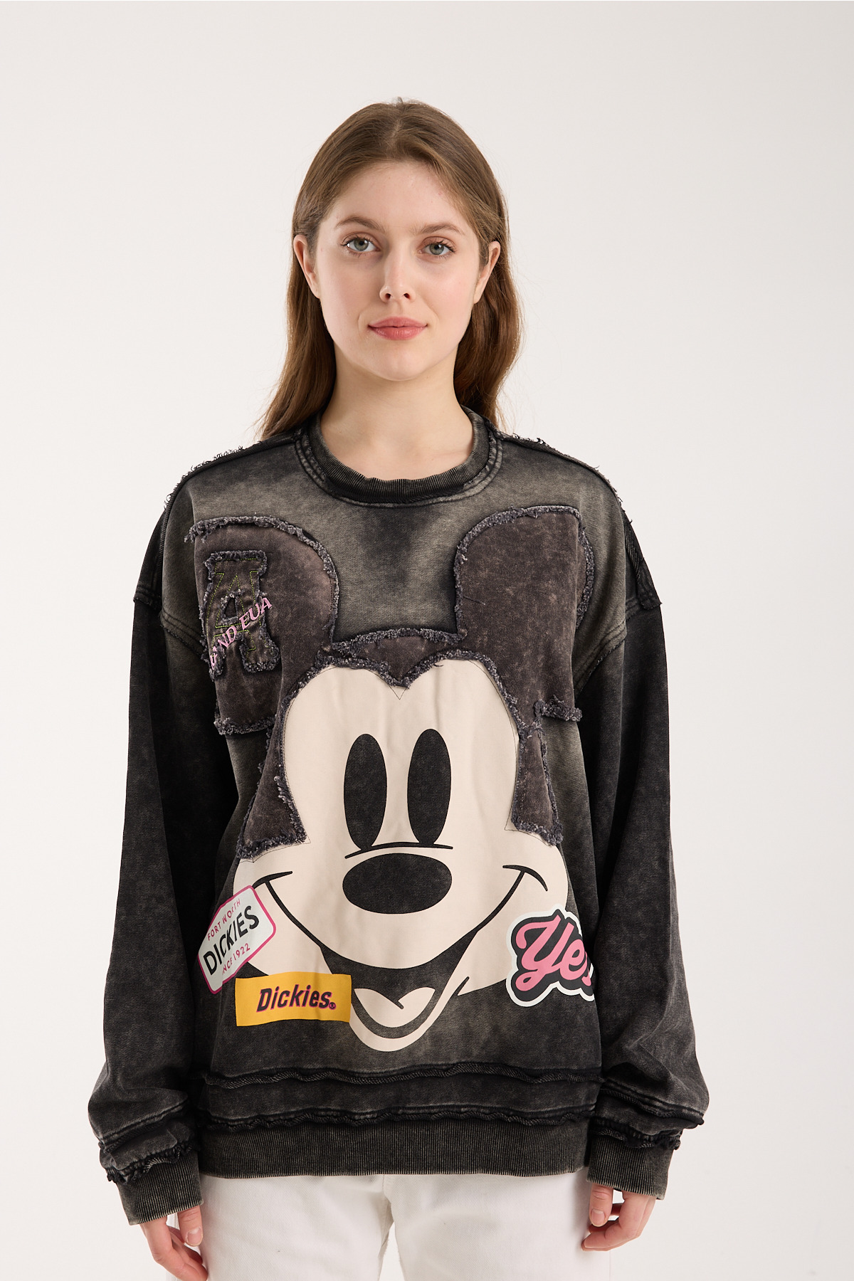 Mickey Mouse Siyah Swetshirts